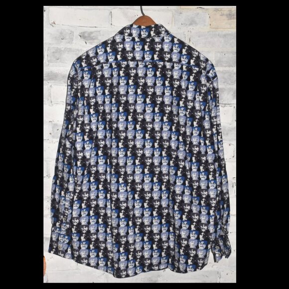 BEN SHERMAN 2004 Subafilms Yellow Submarine Product LTD All Over Face Print XL - Picture 4 of 6